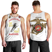 Montford Point Marines Men Tank Top The Right To Fight - White - Wonder Print Shop