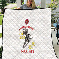 Montford Point Marines Quilt The Right To Fight - White - Wonder Print Shop