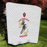 Montford Point Marines Quilt The Right To Fight - White - Wonder Print Shop