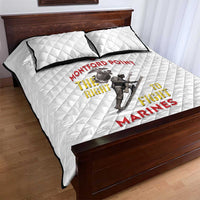 Montford Point Marines Quilt Bed Set The Right To Fight - White - Wonder Print Shop