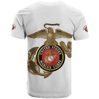 Montford Point Marines T Shirt The Right To Fight - White - Wonder Print Shop