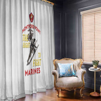 Montford Point Marines Window Curtain The Right To Fight - White - Wonder Print Shop