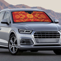 Lesotho Seanamarena Kharetsa Royal Red Auto Sun Shade Basotho Traditional Blanket Style - Wonder Print Shop