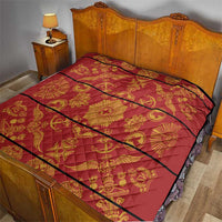Lesotho Seanamarena Kharetsa Royal Red Quilt Basotho Traditional Blanket Style - Wonder Print Shop