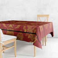 Lesotho Seanamarena Kharetsa Royal Red Tablecloth Basotho Traditional Blanket Style - Wonder Print Shop
