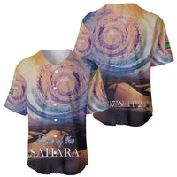 Mauritania Richat Structure Baseball Jersey Eyes of the Sahara - Wonder Print Shop