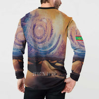 Mauritania Richat Structure Button Sweatshirt Eyes of the Sahara - Wonder Print Shop