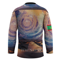 Mauritania Richat Structure Hockey Jersey Eyes of the Sahara - Wonder Print Shop