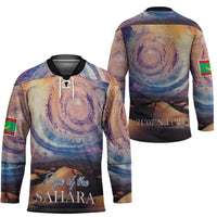 Mauritania Richat Structure Hockey Jersey Eyes of the Sahara - Wonder Print Shop