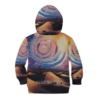 Mauritania Richat Structure Kid Hoodie Eyes of the Sahara - Wonder Print Shop