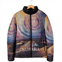 Mauritania Richat Structure Padded Jacket Eyes of the Sahara - Wonder Print Shop