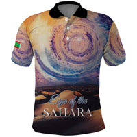 Mauritania Richat Structure Polo Shirt Eyes of the Sahara - Wonder Print Shop