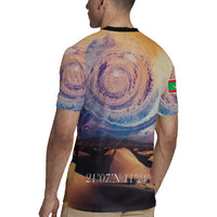 Mauritania Richat Structure Rugby Jersey Eyes of the Sahara - Wonder Print Shop