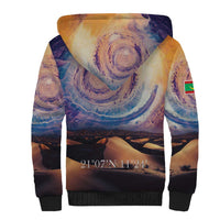 Mauritania Richat Structure Sherpa Hoodie Eyes of the Sahara - Wonder Print Shop