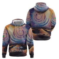 Mauritania Richat Structure Zip Hoodie Eyes of the Sahara - Wonder Print Shop