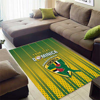 Custom Dominica Cricket Area Rug Sporty Style - Wonder Print Shop