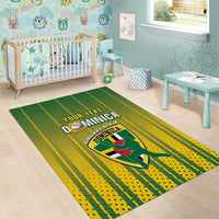 Custom Dominica Cricket Area Rug Sporty Style - Wonder Print Shop