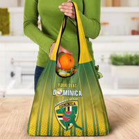 Custom Dominica Cricket Grocery Bag Sporty Style