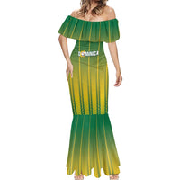 Custom Dominica Cricket Mermaid Dress Sporty Style - Wonder Print Shop