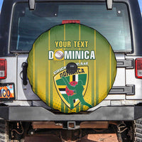 Custom Dominica Cricket Spare Tire Cover Sporty Style - Wonder Print Shop
