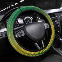 Dominica Cricket Steering Wheel Cover Sporty Style - Wonder Print Shop