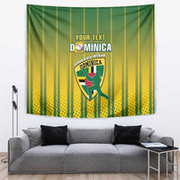 Custom Dominica Cricket Tapestry Sporty Style - Wonder Print Shop