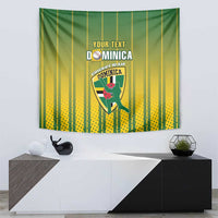 Custom Dominica Cricket Tapestry Sporty Style - Wonder Print Shop
