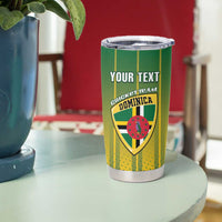 Custom Dominica Cricket Tumbler Cup Sporty Style - Wonder Print Shop