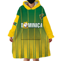 Custom Dominica Cricket Wearable Blanket Hoodie Sporty Style - Wonder Print Shop