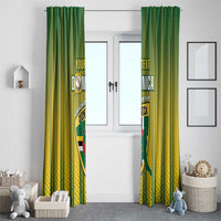 Custom Dominica Cricket Window Curtain Sporty Style - Wonder Print Shop