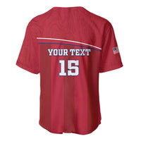 Custom Liberia Football Baseball Jersey Lion Mascot - Red - Wonder Print Shop