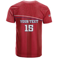 Custom Liberia Football T Shirt Lion Mascot - Red - Wonder Print Shop