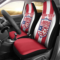 Custom Liberia Football Car Seat Cover Sporty Style - Wonder Print Shop
