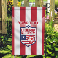 Custom Liberia Football Garden Flag Sporty Style - Wonder Print Shop