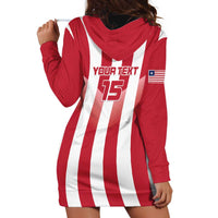 Custom Liberia Football Hoodie Dress Sporty Style - Wonder Print Shop