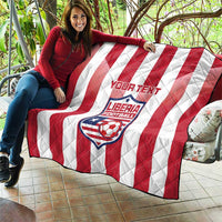 Custom Liberia Football Quilt Sporty Style - Wonder Print Shop