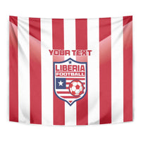 Custom Liberia Football Tapestry Sporty Style - Wonder Print Shop
