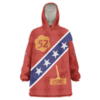 Montford Point Marines Wearable Blanket Hoodie 52 USMC Tribute - Wonder Print Shop