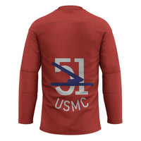 Montford Point Marines Hockey Jersey 51 USMC Tribute - Wonder Print Shop
