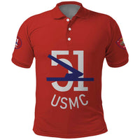 Montford Point Marines Polo Shirt 51 USMC Tribute - Wonder Print Shop
