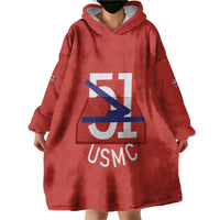 Montford Point Marines Wearable Blanket Hoodie 51 USMC Tribute - Wonder Print Shop