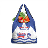 Personalised Slovenia Independence Day Grocery Bag Flag Map With Coat Of Arms