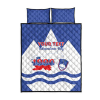 Personalised Slovenia Independence Day Quilt Bed Set Flag Map With Coat Of Arms - Wonder Print Shop