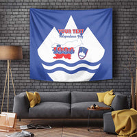 Personalised Slovenia Independence Day Tapestry Flag Map With Coat Of Arms - Wonder Print Shop