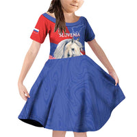 Personalised Balkan Lipizzaner Horse Slovenia Family Matching Off Shoulder Short Dress and Hawaiian Shirt Carnation Sporty Style - Wonder Print Shop