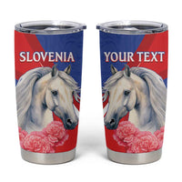 Personalised Balkan Lipizzaner Horse Slovenia Tumbler Cup Carnation Sporty Style - Wonder Print Shop
