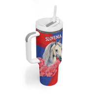 Personalised Balkan Lipizzaner Horse Slovenia Tumbler With Handle Carnation Sporty Style - Wonder Print Shop