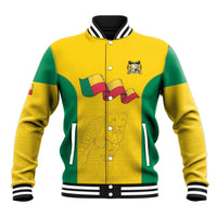 Custom Benin Football Baseball Jacket Go Champions Les Guepards - Wonder Print Shop