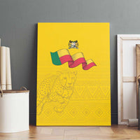 Benin Football Canvas Wall Art Go Champions Les Guepards - Wonder Print Shop