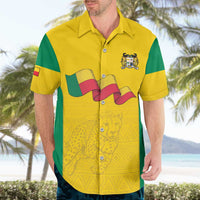 Custom Benin Football Hawaiian Shirt Go Champions Les Guepards - Wonder Print Shop